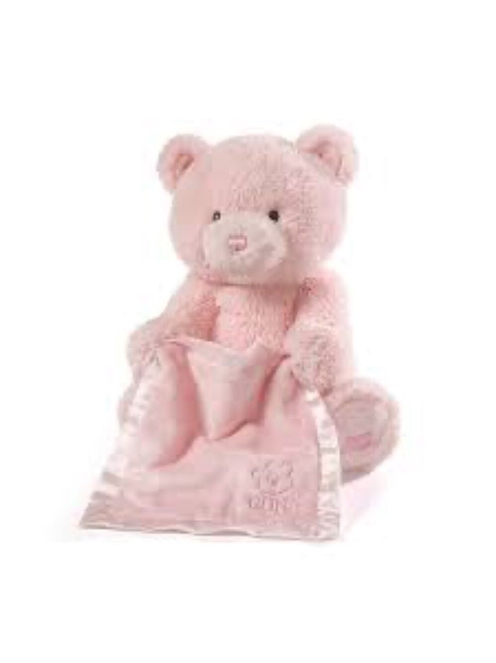 BABY GUND Animated Pink Peek A Boo My First Teddy Bear Plush